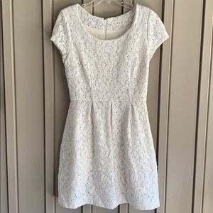 Maison Jules Cream & Silver Dress size Medium